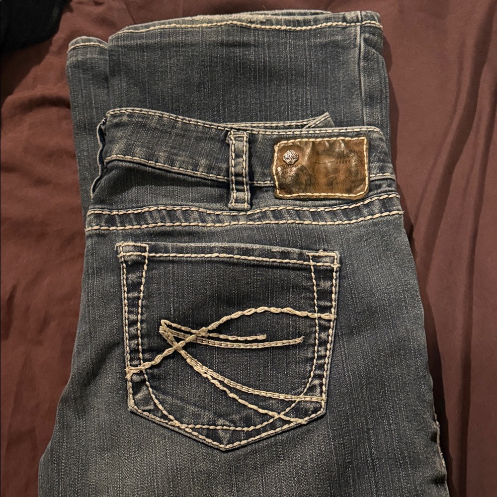 Silver Jeans Women's Dark Blue Boot Cut Jeans